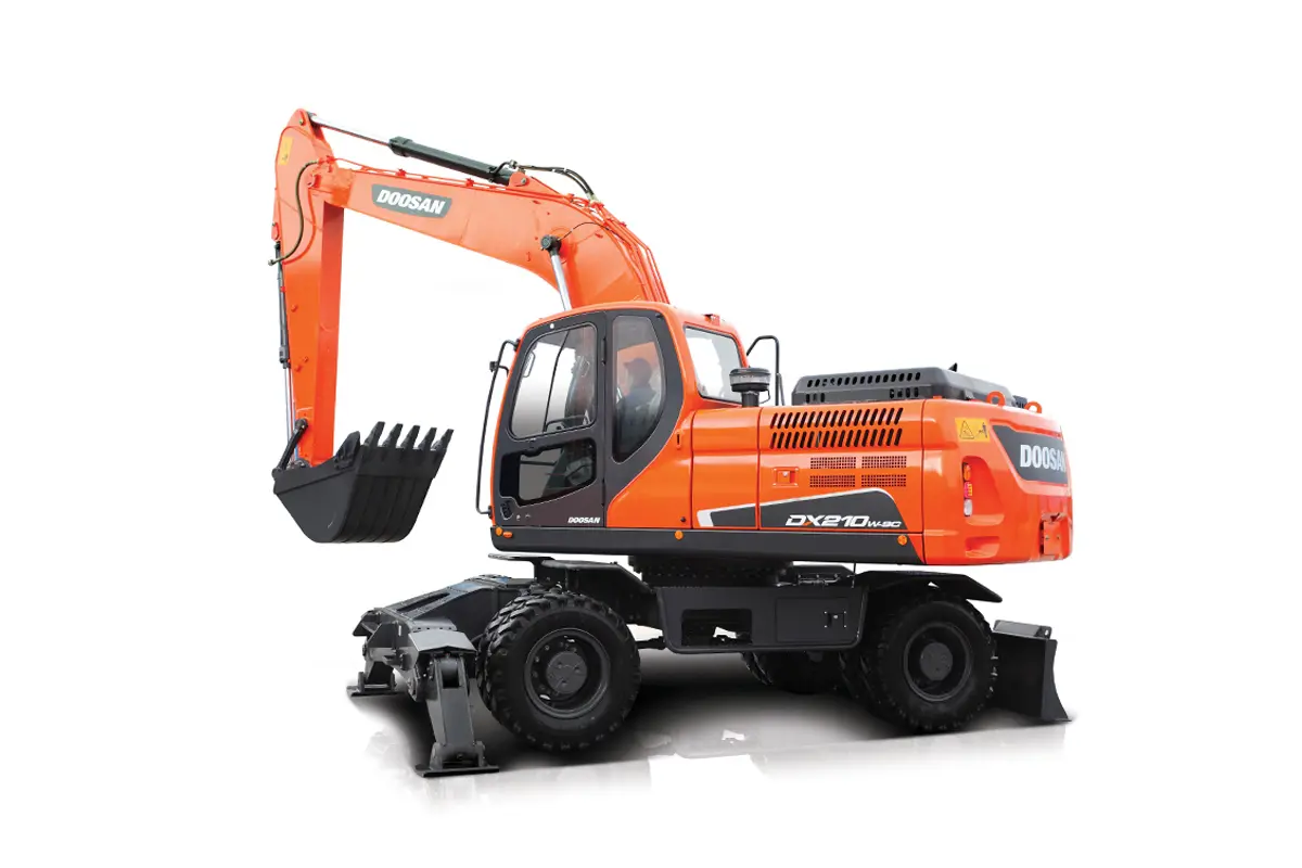 Ratasekskavaator, <22 t