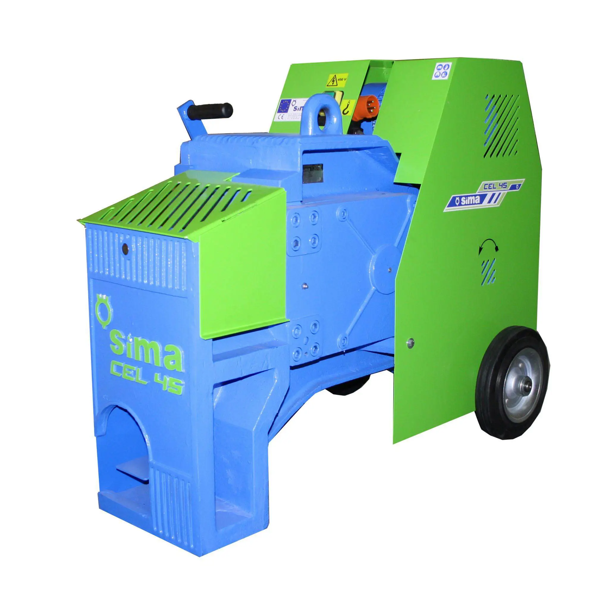 Armeeritud terasevarraste lõikur, <45 mm, 400 V