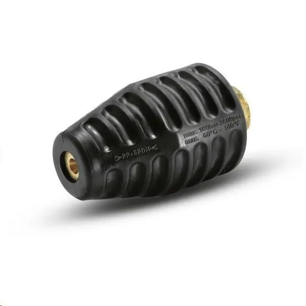 Rotating noozle for high-pressure washers