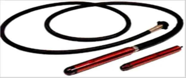 Flexible shaft for concrete vibrator engine, 4m