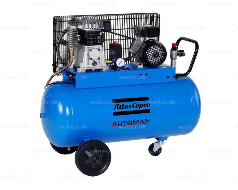 Elektrikompressor, 450 l/min, 100 l, 230 V