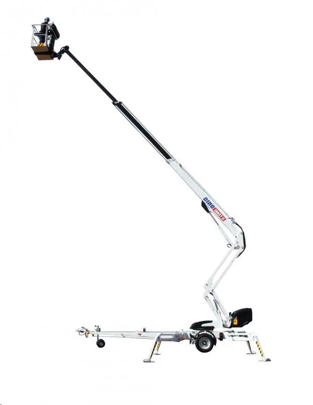Trailer mounted boom lifts, 18m