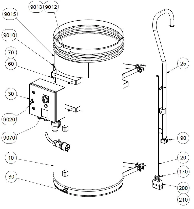 Mast lifts (GEDA UNI-MAST system)