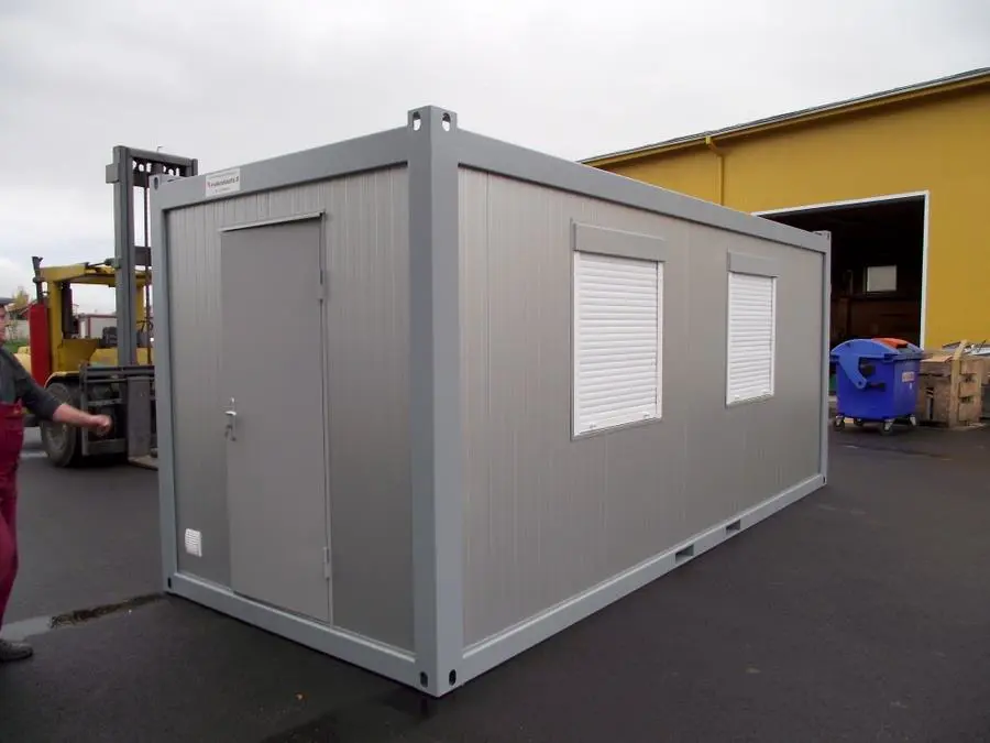 Modular office container, 20` with inbuilt WC