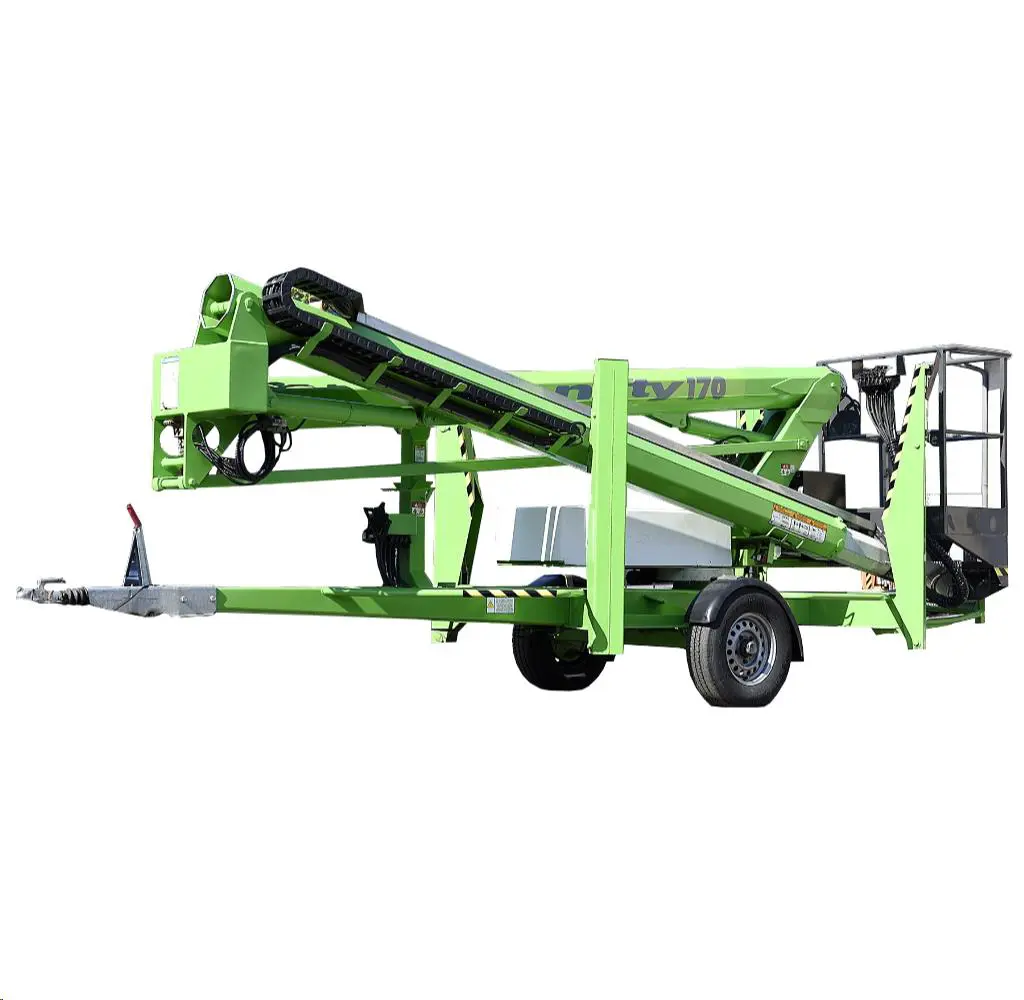 Trailer mounted boom lifts, 17m