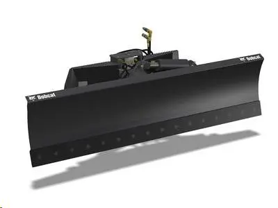 Snow blades for skid steers