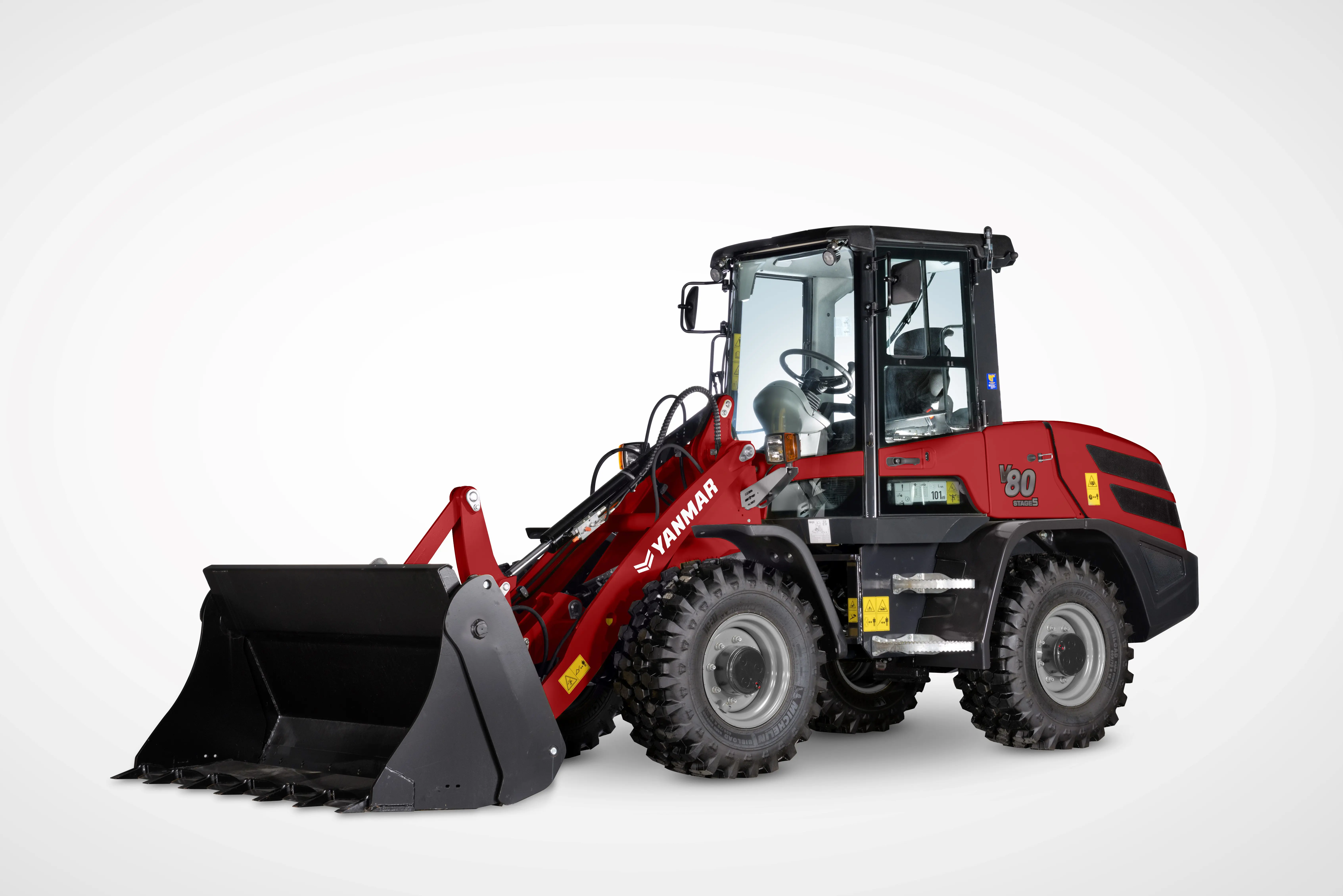 Wheel Loader 4900kg, Tipping load  incl. std bucket & pallet forks