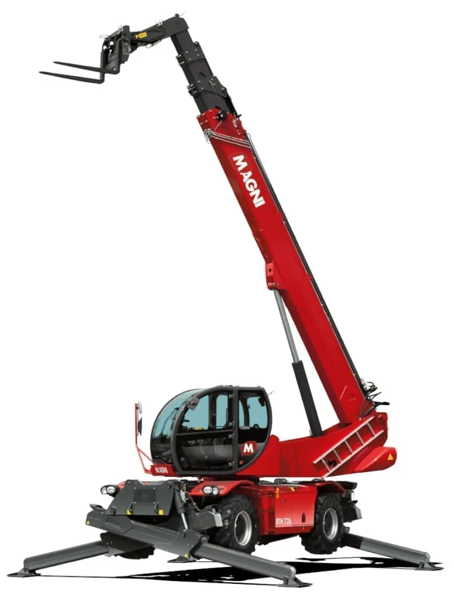 Telescopic handlers, rotary