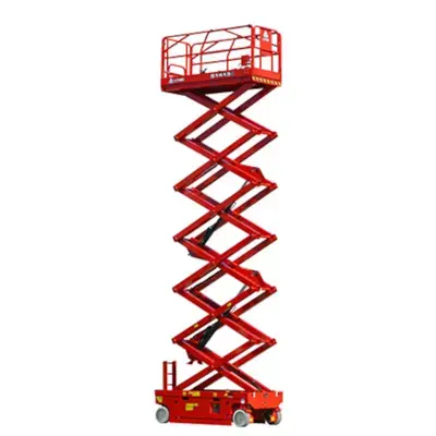 Electric scissor lift (battery, 2 WD), 16m