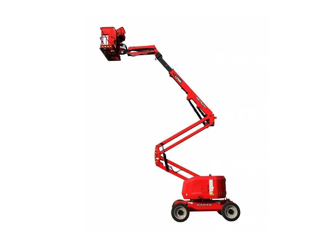 Rough-terrain articulating boom (diesel, 4 WD), 16m