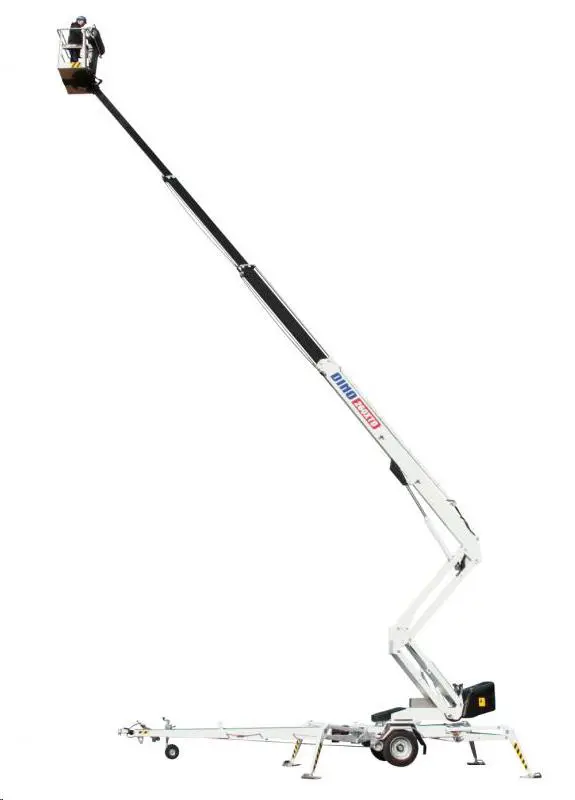 Trailer mounted boom lifts, 26m