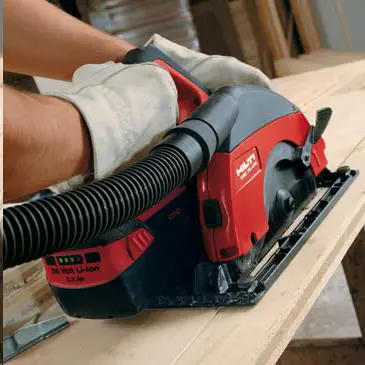 Plunge Circular Saw, Battery, 165mm