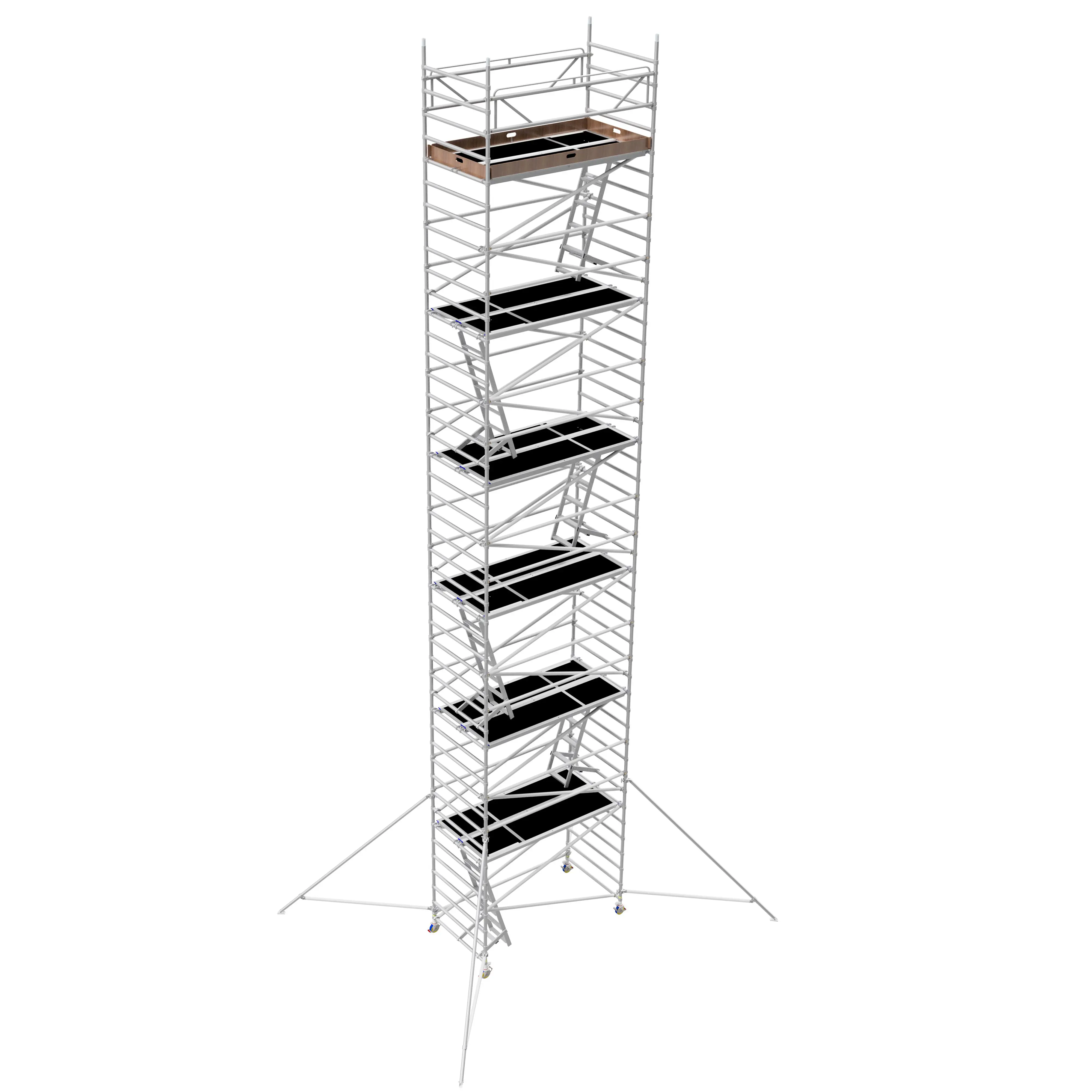 Instant Upright Span 300 DW Alu-tower 1.30m x 2.5m, H=12.0m (platform)