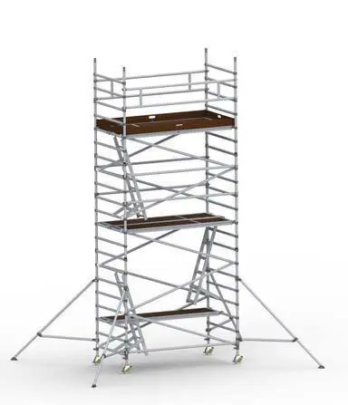 Instant Upright Span 300 DW Alu-tower 1.30m x 2.5m, H=5.0m (platform)