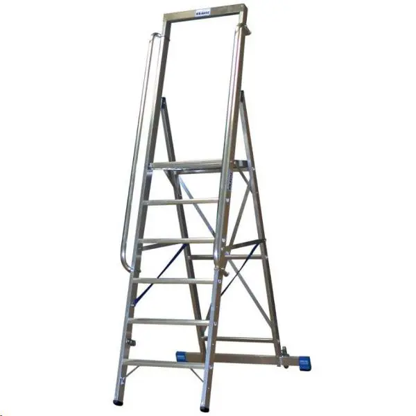 Aluminium 7 step ladders, H=2,65m