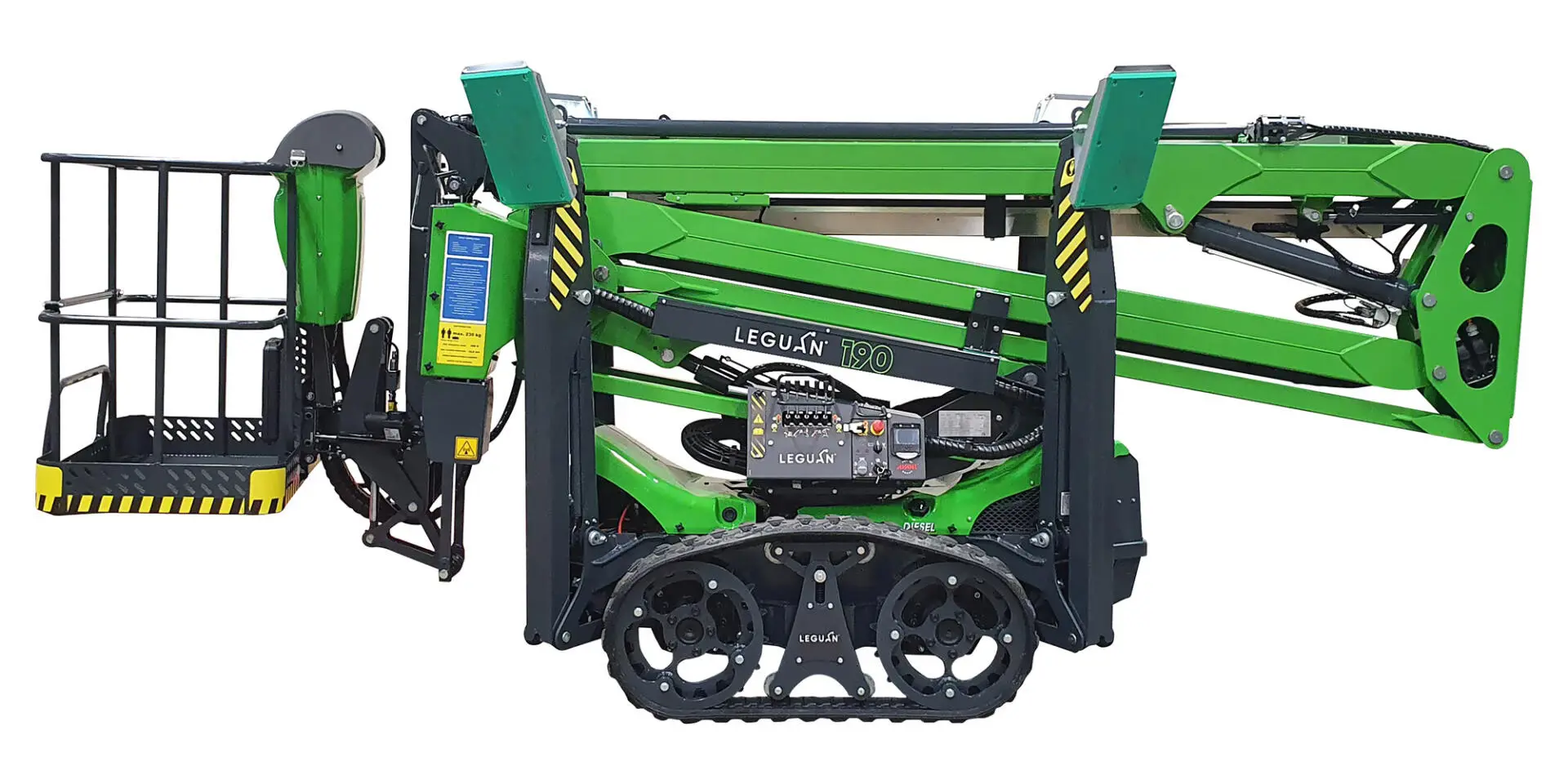 Spider work platforms, 19m