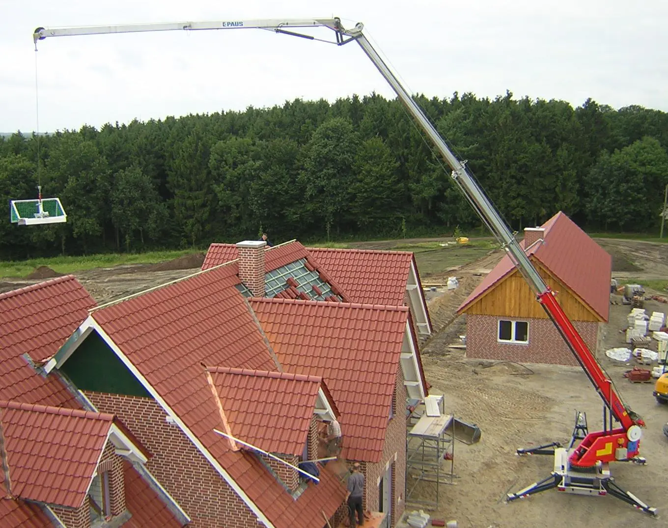 Trailer mounted cranes, 31m, <1.6t