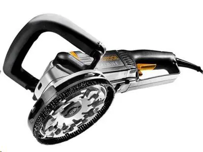 Hand-held concrete grinders