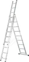 Aluminium A stepladders, 7,62m