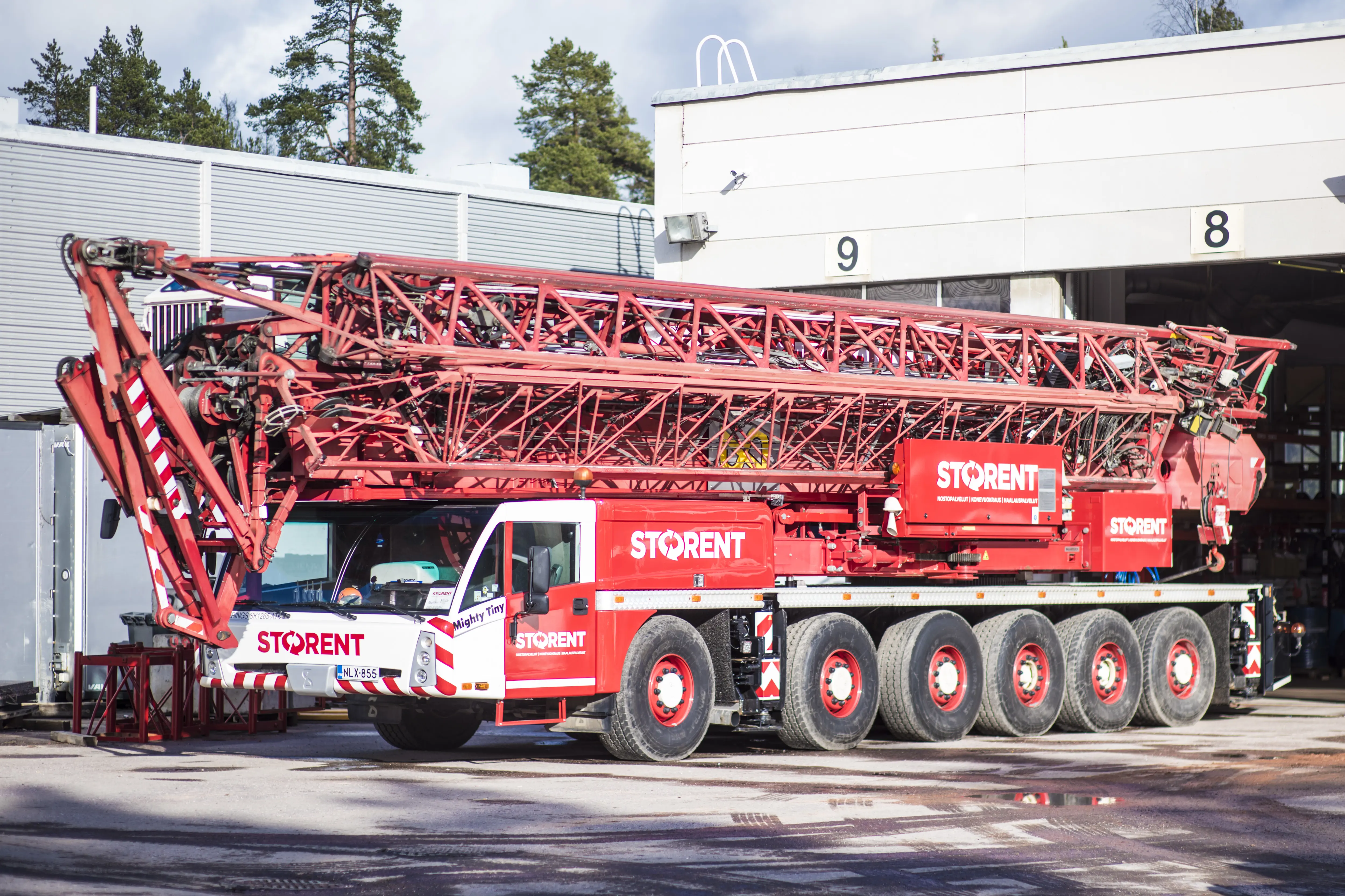 Tower auto crane, 10t