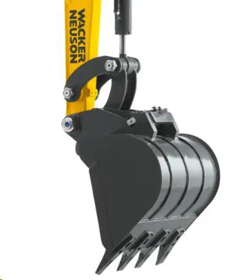 Siauras kasimo kaušas mini ekskavatoriui