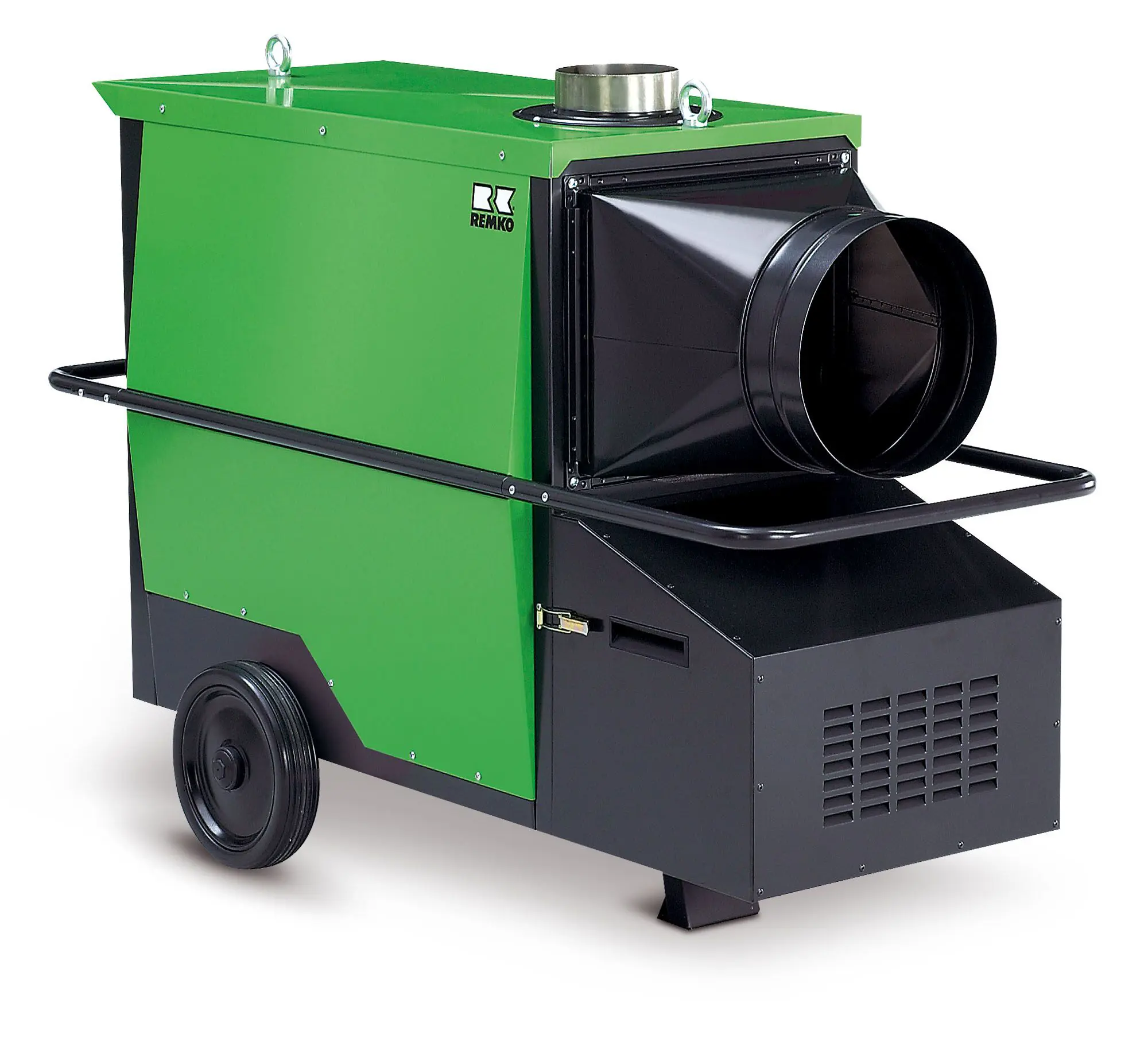 Indirect oil fired air heaters