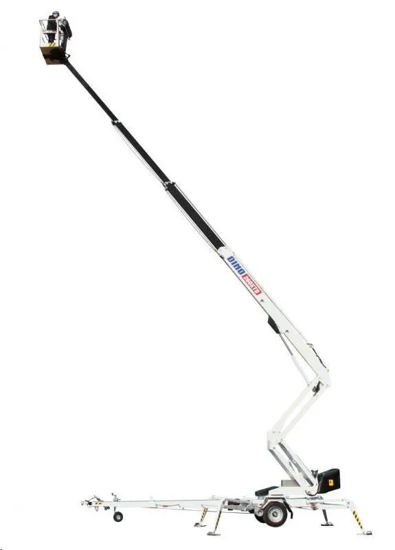 Priekabinis alkūninis-teleskopinis keltuvas, <26 m