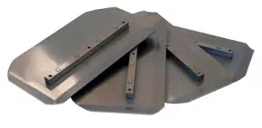 Lopetėlių komplektas betono glaistyklei, d=600 mm