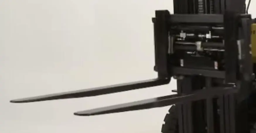 Plaukiojančios paletinės šakės teleskopiniam krautuvui