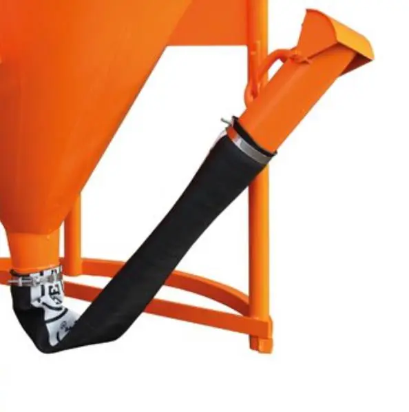 Padavimo žarnos betono piltuvams (badėms) 