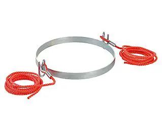 Atliekų latakų kreipiamasis žiedas