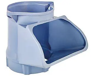 Statybinio laužo latakas (su šiukšlių išpylimo liuku tarp aukštų), 1 m