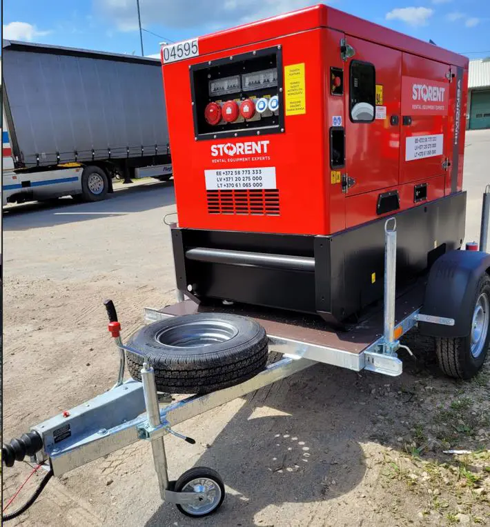 Generator, diesel - semitrailer 24kW