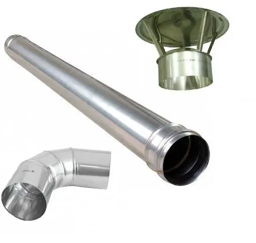 Išmetimo vamzdžiai netiesioginiams dyzeliniams šildytuvams