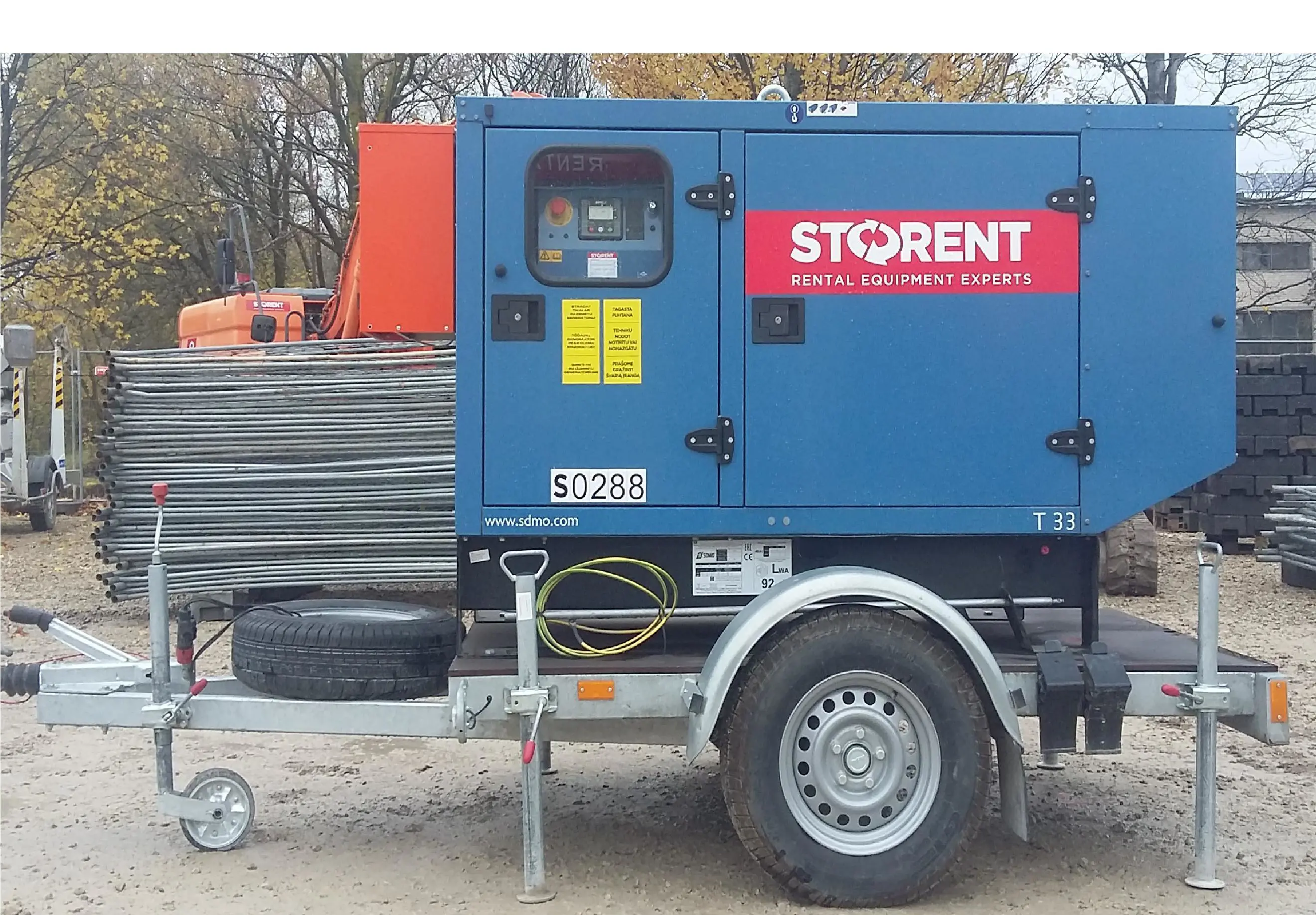 Generator, diesel - semitrailer 24kW
