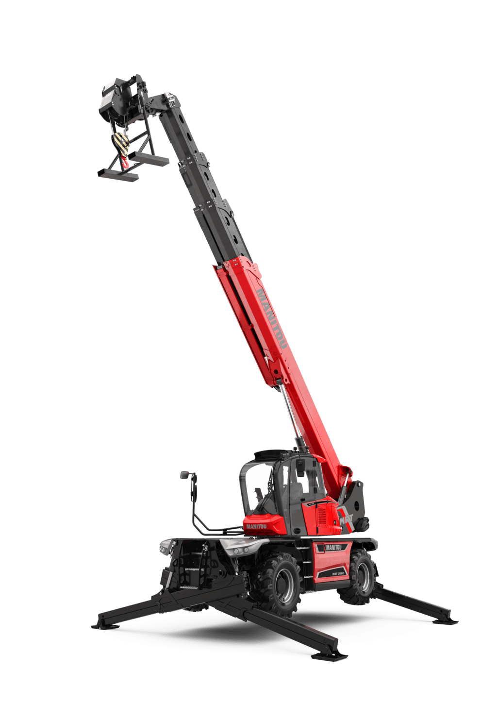 Telescopic handlers, rotary