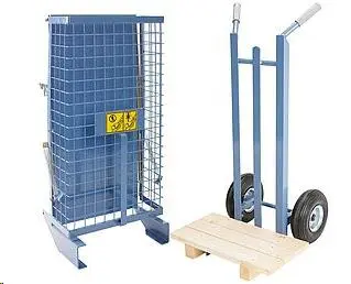 Tiles lifting platform for assabmbable inclined rope hoist lift