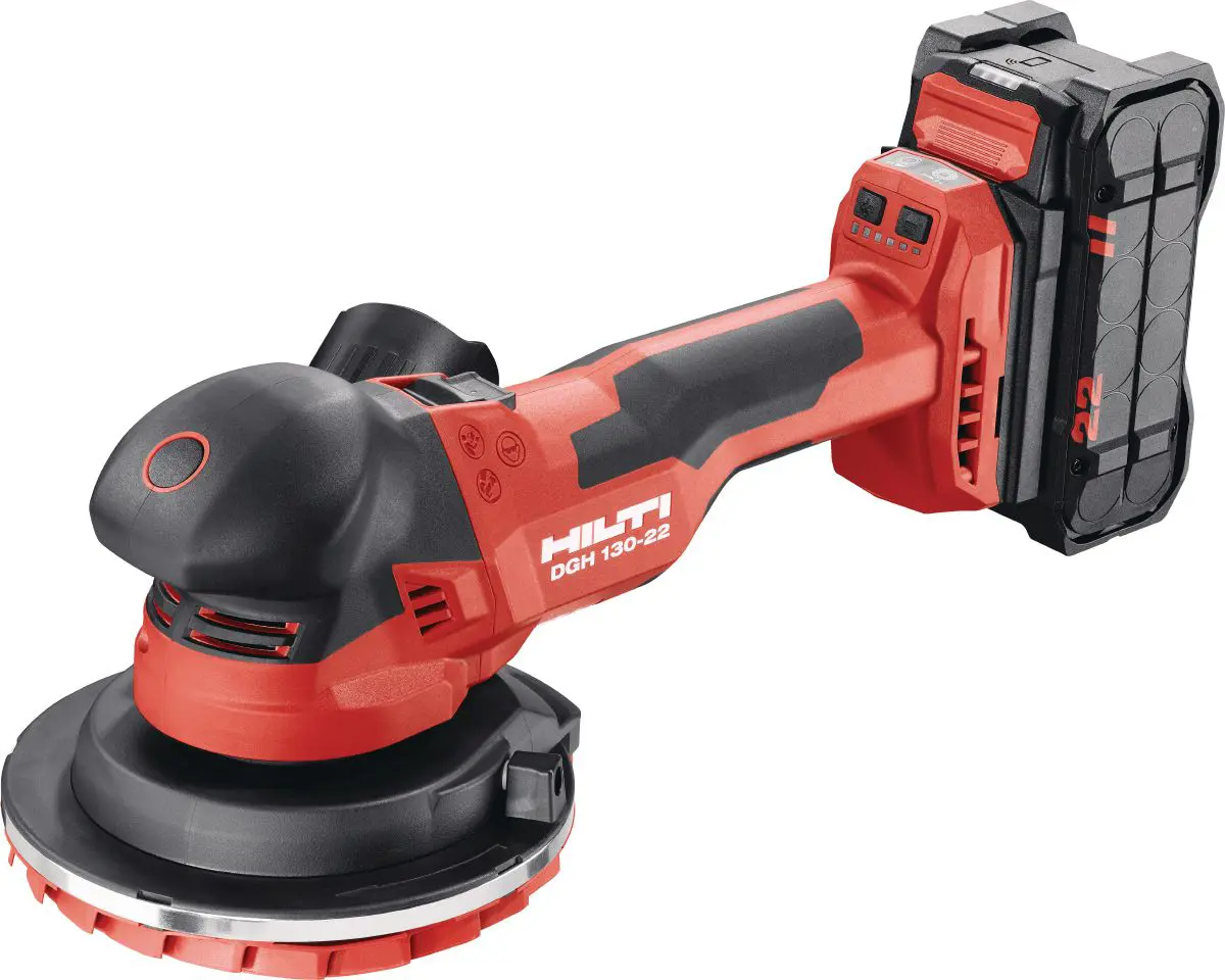 Hand-held concrete grinders