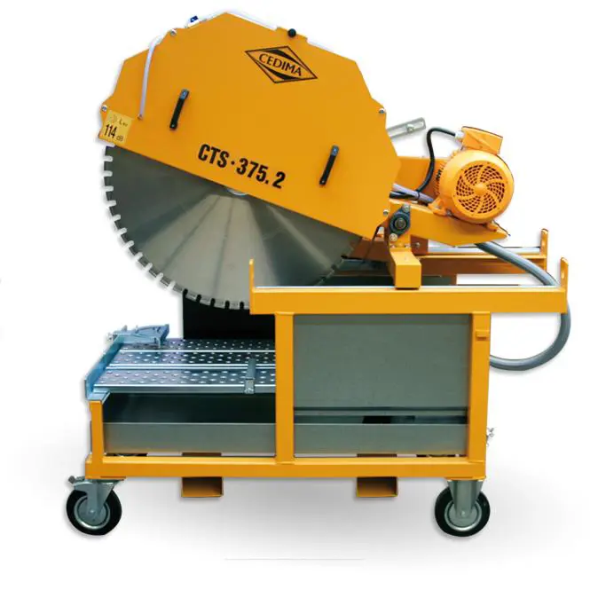 Masonry saw, slide for cutting material, 400V, D-1000mm