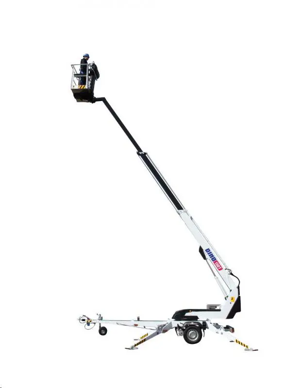 Trailer mounted boom lifts, 15m