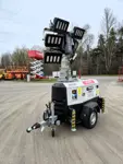 Light tower with a generator, 9m