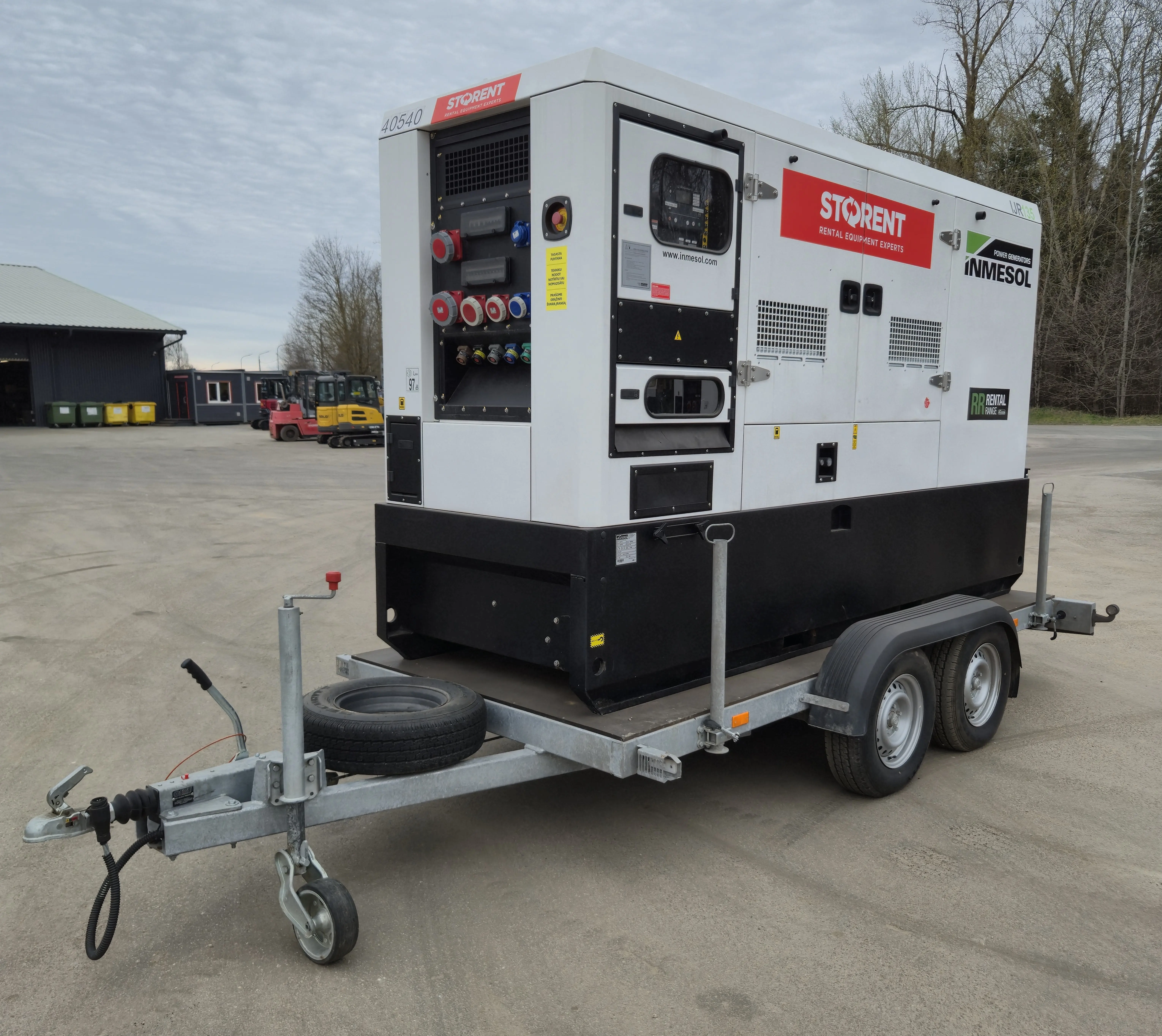 Generator, diesel - semitrailer, 100kW