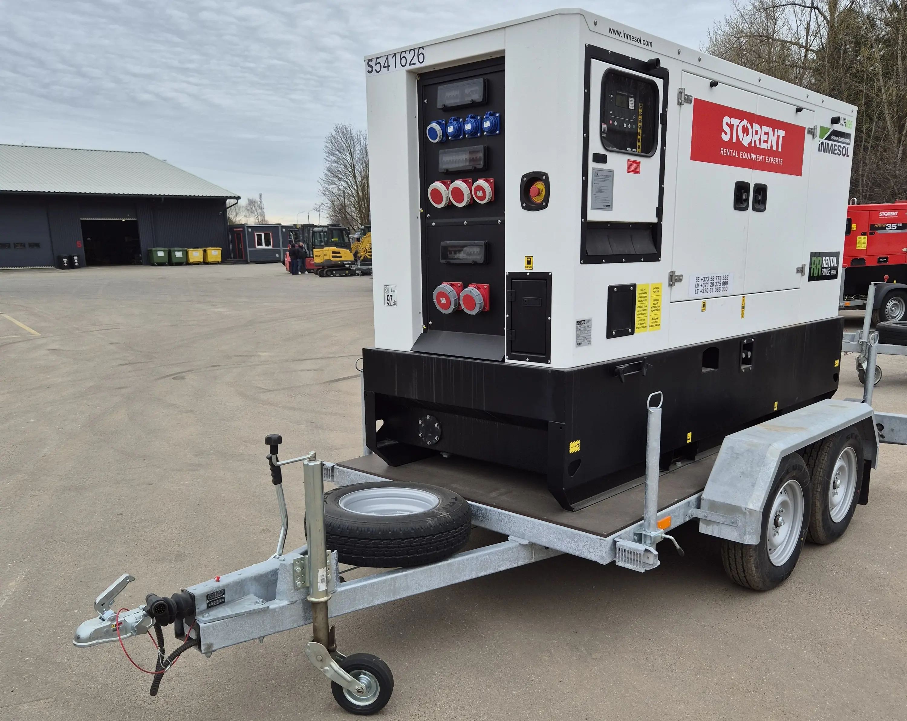 Generator, diesel - semitrailer, 64kW