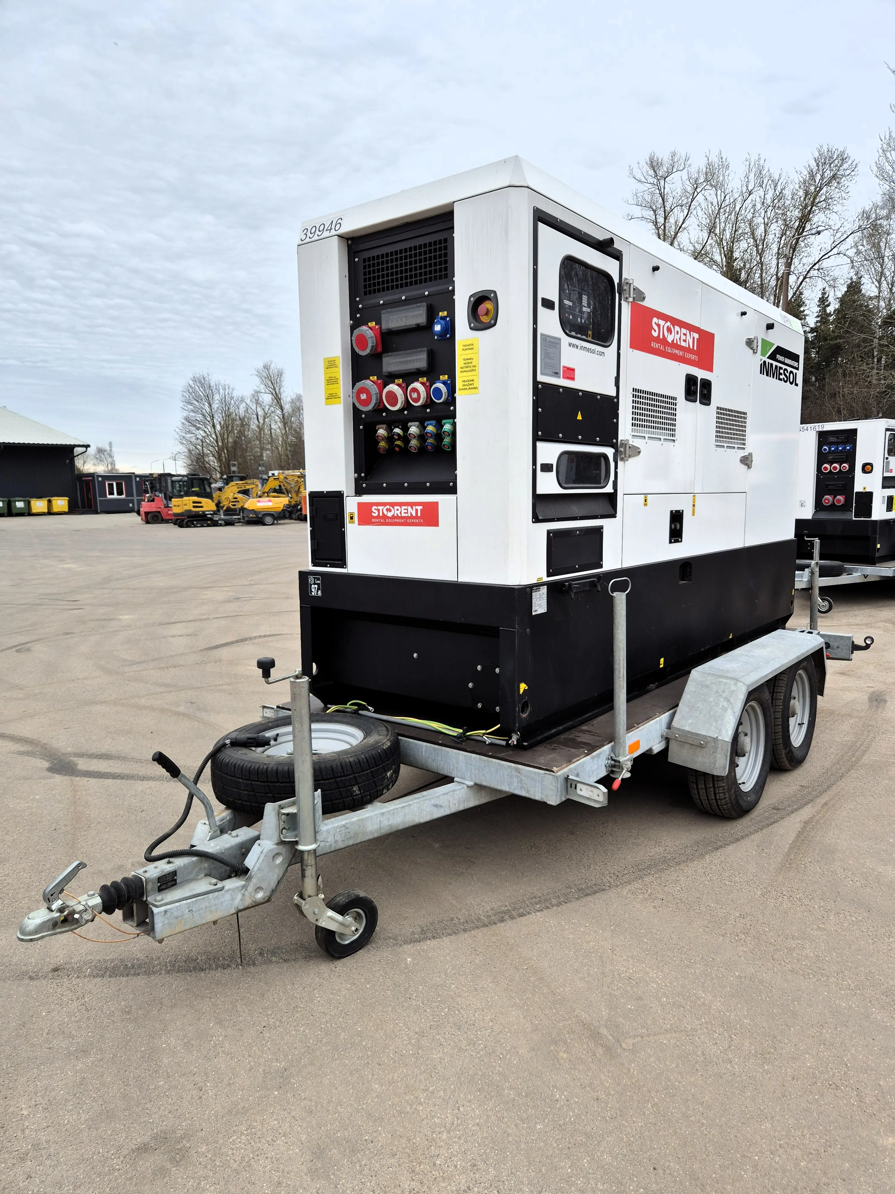 Generator, diesel - semitrailer, 200kW