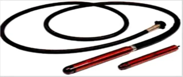 Flexible shaft for concrete vibrator engine, 6m