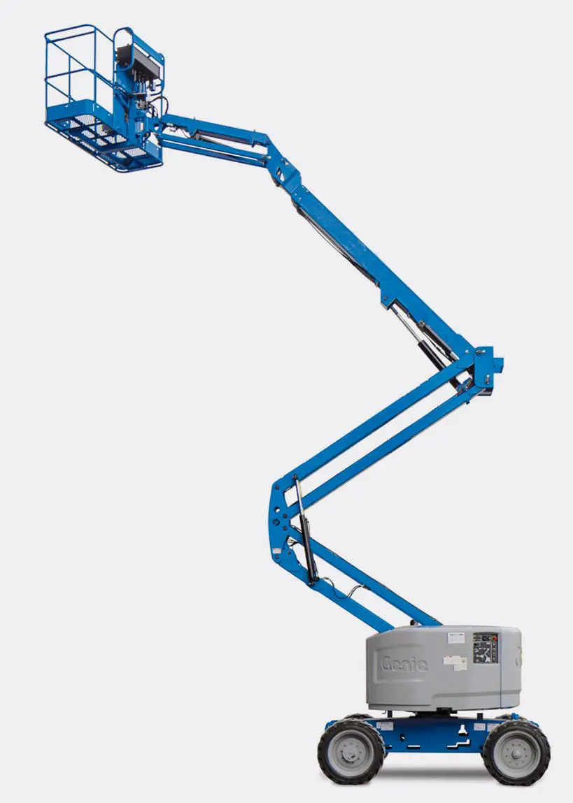 Rough-terrain articulating boom (diesel, 4 WD), 18m