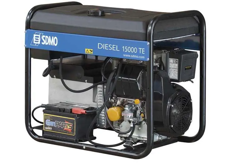 Portable diesel generators