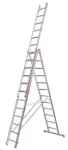 Aluminium ladders, 3 parts, h-10,35m