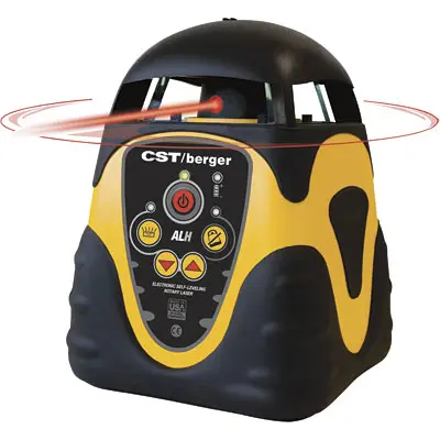 Laser leveler, horizontal leveling