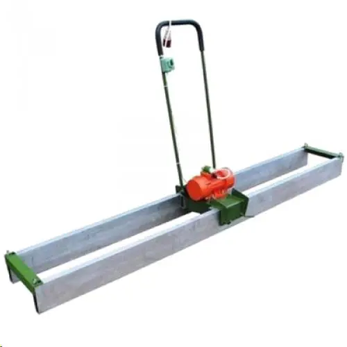 Surface screed with double profile